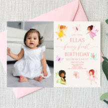 Fairy eerste betoverde feeën 1e verjaardagsfeest