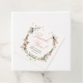 Fairy eerste  bloemenkroeg bedankjes labels (In situ)