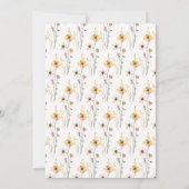 Fairy eerste bloemenkroeg kaart (Achterkant)