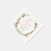 Fairy eerste bloemenkroeg servet (Hoek)