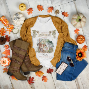 Fairy eerste bosland dieren paddenstoel verjaardag Tri-Blend shirt