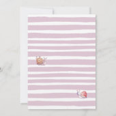 Fairy eerste feest bloemenkwekertjes meisje 1e ver kaart (Achterkant)