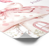 Fairy eerste jaar verjaardag mijlpaal Sjabloon, Mi Poster (Hoek)