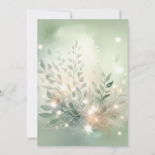 Fairy Eerste Magische Tuin Meisjes 1e Verjaardag Kaart (Achterkant)