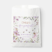 Fairy eerste meisje 1e verjaardag bedankzakje (Voorkant)