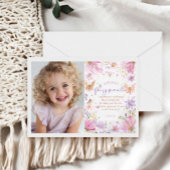 Fairy Eerste Meisje 1e Verjaardagsfeest Bedankkaart