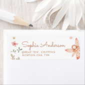 Fairy Eerste Meisje 1e Verjaardagsfeest Etiket (Insitu)