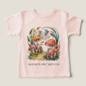 Fairy eerste meisje verjaardagsfeestje (Design voorkant)