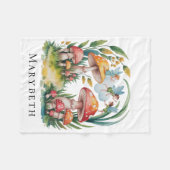 Fairy eerste meisje verjaardagsfeestje cadeau fleece deken (Voorkant (Horizontaal))