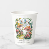 Fairy eerste meisje verjaardagsfeestje papieren bekers (Voorkant)