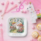 Fairy eerste meisje verjaardagsfeestje papieren bordje (Feest)