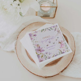 Fairy eerste meisje verjaardagsfeestje servet