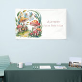 Fairy eerste meisje verjaardagsfeestje spandoek (Beurs)