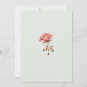 Fairy Eerste Schattigee Waterverf 1e Verjaardag Kaart (Achterkant)