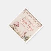 Fairy Eerste Thema Meisje's 1e Verjaardag Party Cu Servet (Hoek)