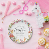 Fairy eerste verjaardag 1e verjaardag papieren bordje (Feest)