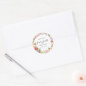 Fairy eerste verjaardag 1e verjaardag ronde sticker (Envelop)