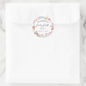 Fairy eerste verjaardag 1e verjaardag ronde sticker (Tas)