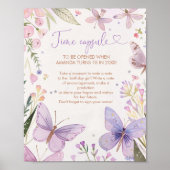 Fairy Eerste Verjaardag 1e Verjaardag Tijd Capsule Poster (Voorkant)