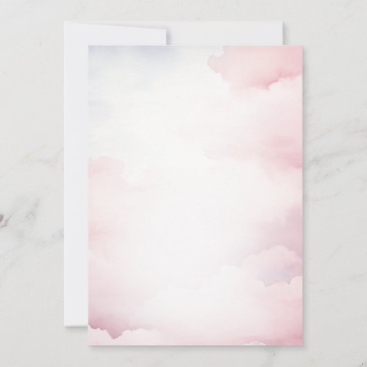 Fairy eerste verjaardag betoverde bos dank u kaart (Achterkant)