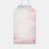 Fairy eerste verjaardag betoverde bos paddenstoel cadeaulabel (Achterkant)