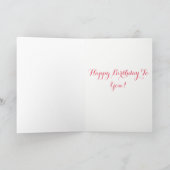 Fairy eerste verjaardag Kaart (Binnen)