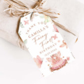 Fairy eerste verjaardag meisje dank u cadeaulabel