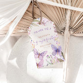 Fairy eerste verjaardag meisje dank u cadeaulabel