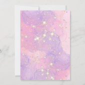 Fairy eerste verjaardag paddenstoel betoverde bos kaart (Achterkant)