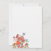 Fairy eerste verjaardag schattige Waterverf padden Kaart (Achterkant)