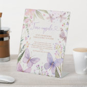 Fairy eerste verjaardag tijd capsule reclamebord met voetstuk (Insitu)