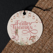 Fairy Eerste Verjaardagsfeest Thema Aangepast dank Bedankjes Labels