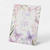 Fairy eerste verjaardagskaarten en geschenken reclamebord met voetstuk (Voorkant)