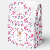 Fairy Eerste Waterverf Bloemen Meisjes 1e Verjaard Bedankdoosjes (Geopend)