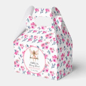 Fairy Eerste Waterverf Bloemen Meisjes 1e Verjaard Bedankdoosjes (Voorkant Zijde)