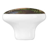 Fairy Elf Praying to the Sterrennacht Knob Keramische Knop (Zijkant)