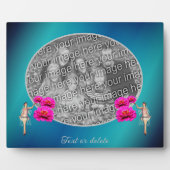 Fairy en bloemen gepersonaliseerd Voeg je eigen fo Fotoplaat (Voorkant)