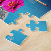 Fairy en bloemen gepersonaliseerd Voeg uw foto toe Legpuzzel (Zijkant)