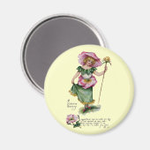 Fairy en Brier Roos  Valentijn Magneet (Voorkant / Achterkant)
