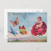 Fairy en Butterflies Keulen Ad Briefkaart (Voorkant / Achterkant)