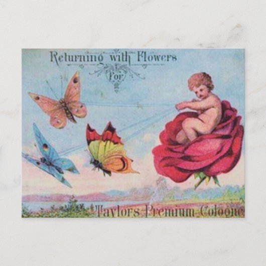 Fairy en Butterflies Keulen Ad Briefkaart (Voorkant)