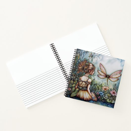 Fairy en de Dragonfly HB Note / Sketch boek (Binnen)