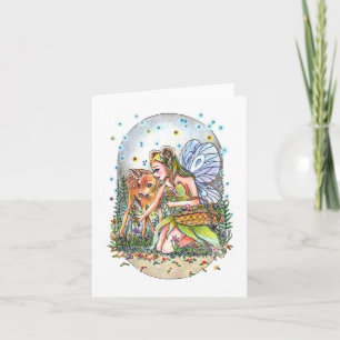 Fairy en de fawn kaart