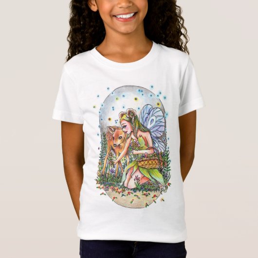 Fairy en de fawn t-shirt (Voorkant)