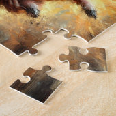 Fairy en haar biggetje legpuzzel (Zijkant)