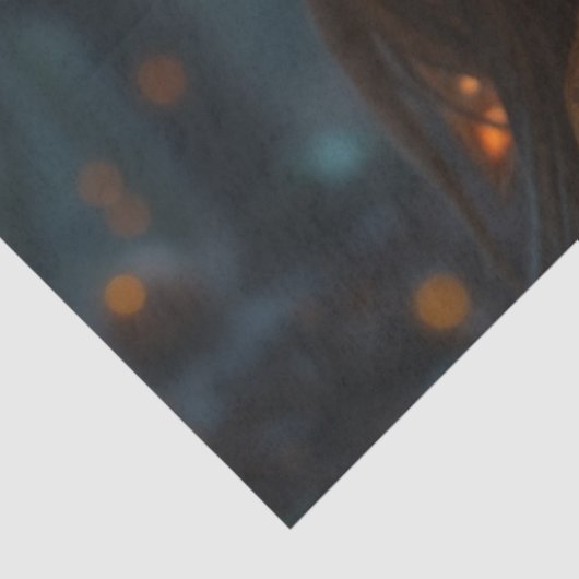 Fairy en haar kat tissuepapier (Detail)