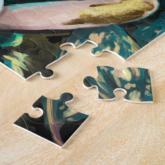 Fairy en haar Knorretje op het Boerderij Legpuzzel (Zijkant)