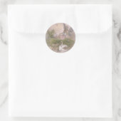Fairy en Swan Ronde Sticker (Tas)