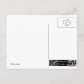 Fairy en Volle Maan Fantasy Art Briefkaart (Achterkant)