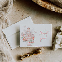 Fairy en Wildbloemen Dank u kaart